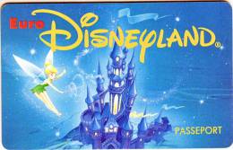 **Passeport Dysneyland  "FORFAIT PACKAGE"   13.02.94 Utilisé TTB  Dysneyland Resort - Disney-Pässe