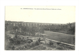 Cp, 86, Lusignan, Vue Générale Du Grand Viaduc Et Vallée De La Vienne - Lusignan