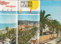 B0922 - Brochure Illustrata PIETRA LIGURE - SAVONA - Ed. Agis Anni '70/ - Turismo, Viaggi