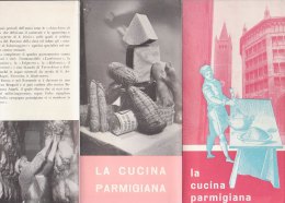 B0937 - Brochure Illustrata PARMA - LA CUCINA PARMIGIANA EPT 1961/GASTRONOMIA - Turismo, Viaggi