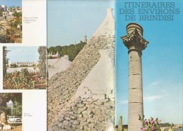 B0954 - Brochure Illustrata BRINDISI EPT 1975/CAMPING/OSTUNI/CISTE RNINO/SELVA DI FASANO/MESAGNE/CEGLI/SAVE LLETRI - Turismo, Viaggi