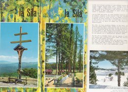 B0955 - Brochure Illustrata LA SILA EPT COSENZA Anni '60/LAGO DI MUCONE/CAMIGLIATELLO/FAGO DEL SOLDATO/LORICA - Turismo, Viaggi