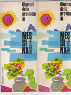 B0956 - Brochure MESSINA EPT Anni '70/LAGO DI GANZIRRI/LIDO DI MORTELLE/CAPO S.ALESSIO/FORZA D'AGRO'/CASTELMOLA/MILAZZ O - Turismo, Viaggi