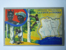 La  CÔTE  D'IVOIRE  :  Image  PUB  Lion  NOIR - Côte-d'Ivoire