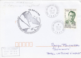 FRENCH LANDS IN ANTARKTIC, KERGUELEN STATION, POSTMARK ON COVER, 2001, FRANCE - Tratado Antártico
