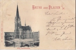 CPA PLAUEN- CHURCH - Plauen