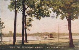 Iowa Davenport Dam To Suburban Island - Davenport