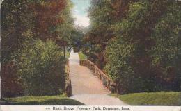 Iowa Davenport Rustic Bridge Fejervary Park - Davenport