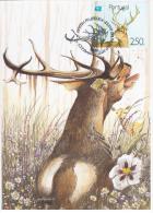 Portugal 1991 Fauna Red Deer Animal Mammal - Maximumkaarten