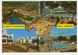 {53137} Mallorca Cala Egos , Carte Plan Et Multivues ; Ciudad De Vacaciones Dulce Farniente - Cartes Géographiques