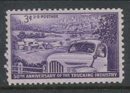 USA 1953 Scott  # 1025. Trucking Industry Issue, MNH (**) - Neufs