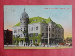 Topeka,KS--Rock Island Depot--cancel 1909--PJ155 - Other & Unclassified