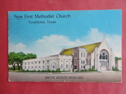 Texarkana,TX--New First Methodist Church--cancel 1958--PJ156 - Other & Unclassified