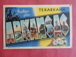 Texarkana,AR--Greetings From--cancel 1941--PJ156 - Other & Unclassified