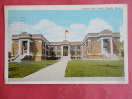 Temple,TX--Temple High School--cancel 1939--PJ156 - Andere & Zonder Classificatie