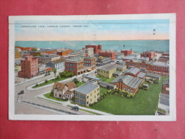 Corpus Christi,TX--Aeroplane View--cancel 1932--PJ156 - Autres & Non Classés