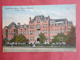 El Paso,TX--Hotel Dieu Sisters Of Charity Hospital--cancel 1917--PJ157 - Sonstige & Ohne Zuordnung