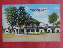 Texarkana,TX/AR--Magnolia Manor Motel--not Mailed--PJ157 - Otros & Sin Clasificación