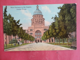 Austin,TX--Main Entrance To The Capitol--not Mailed--PJ158 - Otros & Sin Clasificación