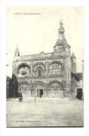 Cp, 86, Civray, Eglise St-Nicolas, écrite 1909 - Civray