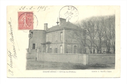 Cp, 86, Couhé-Vérac, Entrée Du Château, Voyagée 1905 - Couhe