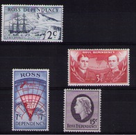 NEW ZEALAND ROSS DEPENDENCY 1967 Definitive - Unused Stamps