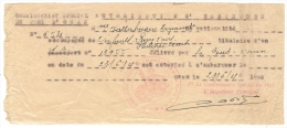 LBL17 - ALGERIE - PERMIS D'EMBARQUER DELIVRE PAR LE COMMISSARIAT SPECIAL DU PORT D'ORAN LE 23/6/1940 - Lettres & Documents