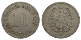 10 Pfennig 1876 H (German Empire) - 10 Pfennig