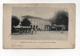 CPA 47 : CASTELJALOUX  Place Gambetta Animée    VOIR  DESCRIPTIF  §§§ - Casteljaloux