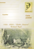 AMIRAL RICHARD BYRD," LITTLE AMERICA",EXPLORER,2003, POSTCARD STATIONERY,ENTIERS POSTAUX,UNUSED,ROMANIA. - Explorers