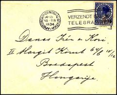 Netherlands 1934, Cover Amsterdam To Budapest - Cartas & Documentos