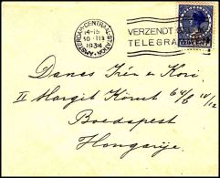 Netherlands 1934, Cover Amsterdam To Budapest - Covers & Documents