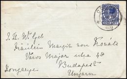 Netherlands 1930, Cover To Hungary - Storia Postale