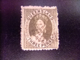 QUEENSLAND  1861 - 62   --    QUEEN VICTORIA --   Yvert & Tellier Nº  9 º FU   Small Star - Gebruikt