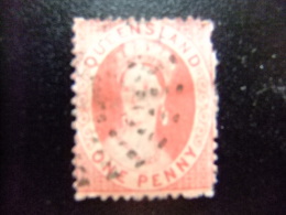 QUEENSLAND  1869 - 1876   --    QUEEN VICTORIA --   Yvert & Tellier Nº  30 º FU   Crown And Q - Used Stamps