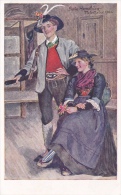 CPA,COSTUMES WHAT WEAR THE MAN AND WOMEN. - Zillertal