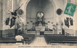 ( CPA 94 )  ARCUEIL-CACHAN  /  Intérieur De La Chapelle De La Maison Des Soeurs  - - Arcueil