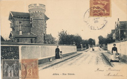 ( CPA 94 )  ABLON  /  Rue Simon  - - Ablon Sur Seine