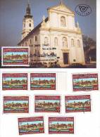 1053a: Österreich Aus 1989, Maximumkarte Und **/o Motivgleiche Briefmarken - Bruck An Der Leitha