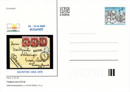 Entier Postal De 2000 Sur Carte Postale Illustrée - Ansichtskarten