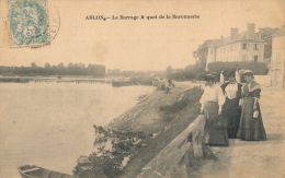 ( CPA 94 )  ABLON  /  Le Barrae & Quai De La Baronnerie  - - Ablon Sur Seine