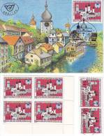 1051h: Österreich Aus 1986, Maximumkarte Und **/o Motivgleiche Briefmarken - Waidhofen An Der Ybbs