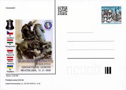 Entier Postal De 2000 Sur Carte Postale Illustrée - Cartoline Postali