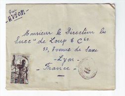 FRANCE. COLONIE. LETTRE. 69. LYON. RHONE. PA. AVION. AEF. AFRIQUE EQUATORIALE. - Covers & Documents