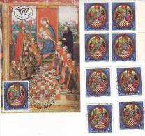 1052v: Österreich Aus 1989, Maximumkarte Und **/o Motivgleiche Briefmarken - Lambach