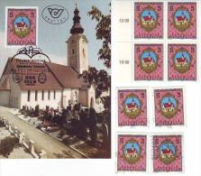 1052p: Österreich Aus 1989, Maximumkarte Und **/o Motivgleiche Briefmarken - Feldkirchen In Kärnten