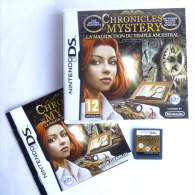 JEU NINTENDO DS  CHRONICLES OF MYSTERY - LA MALEDICTION DU TEMPLE ANCESTRAL - Nintendo DS