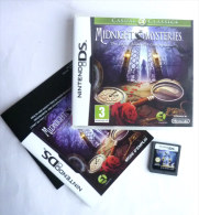 JEU NINTENDO DS   MIDNIGHT MYSTERIES - The Edgar Allan Poe Conspiracy - Nintendo DS