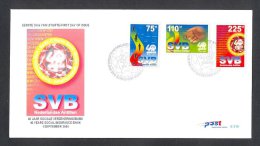 Miv319b 40 JAAR SOCIALE VERZEKERINGSBANK SVB WETTEN VAN WIEG TOT GRAF NEDERLANDSE ANTILLEN 2000 FDC - West Indies