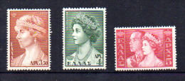 Famille Royale, 632 / 634**, Cote 27,50 € - Unused Stamps